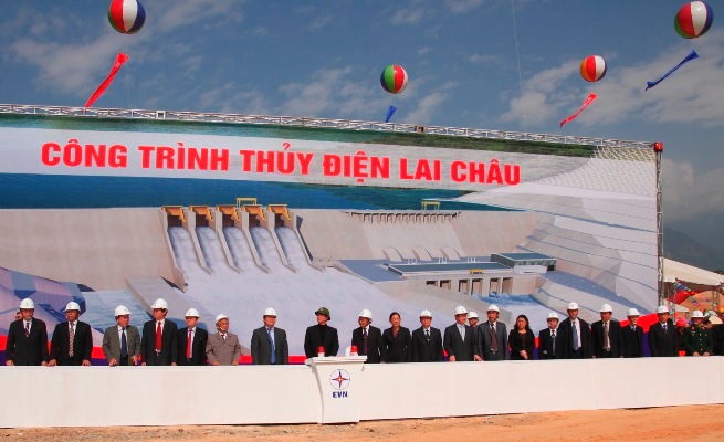 Thủ tướng Nguyễn Tấn Dũng phát lệnh khởi công xây dựng Nhà máy Thủy điện Lai Châu